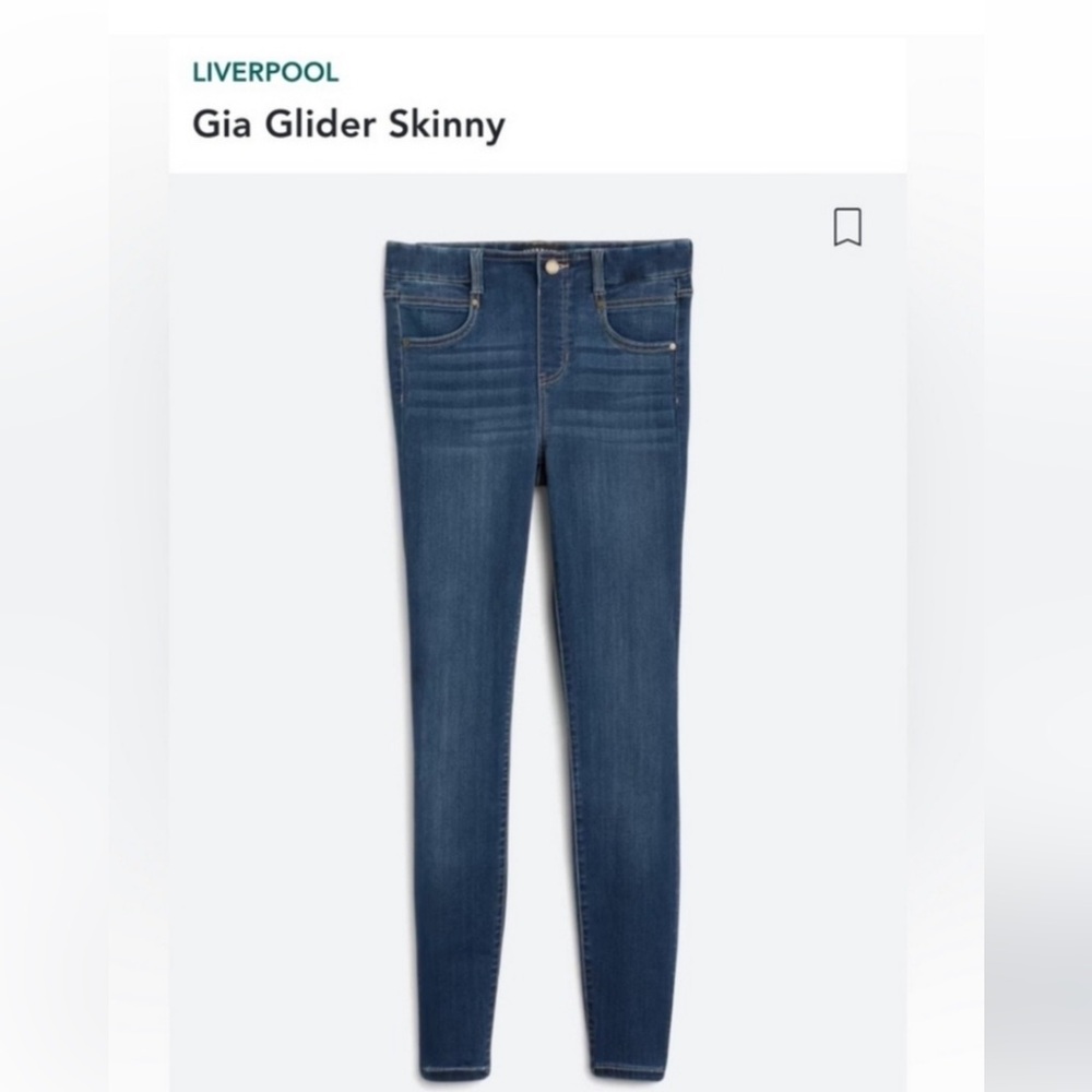 NWT Liverpool Gia Glider Skinny jeans size 10 Cartersville Wash